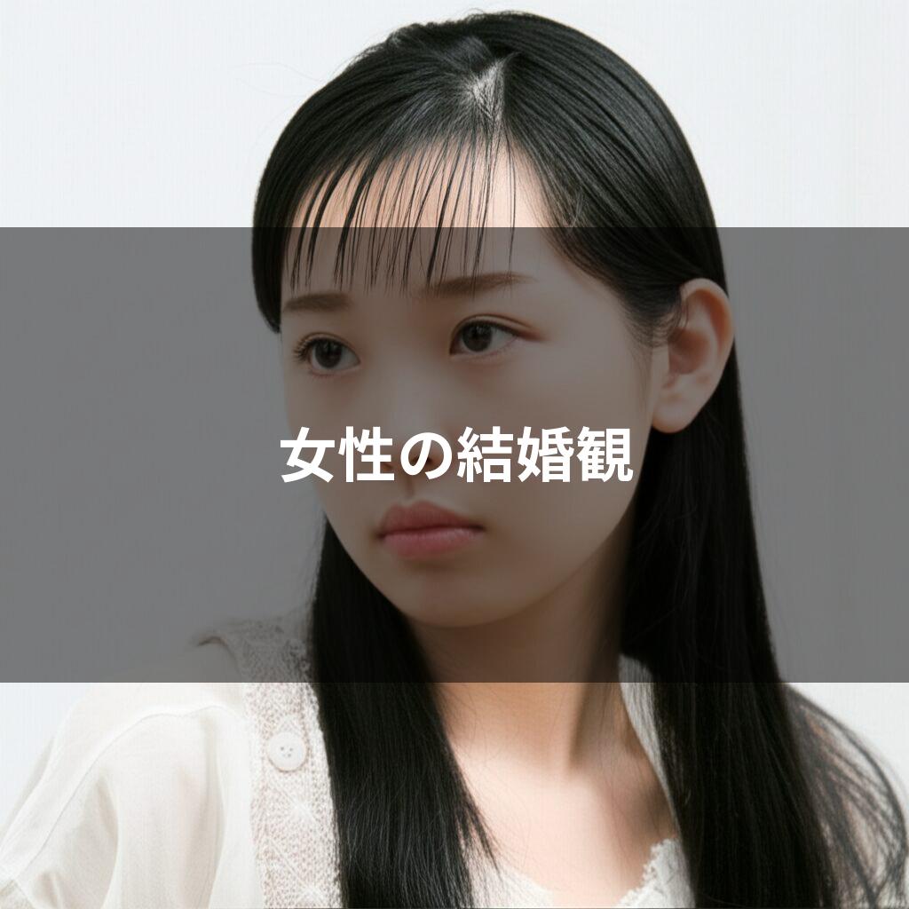 黒髪の若い女性の顔写真