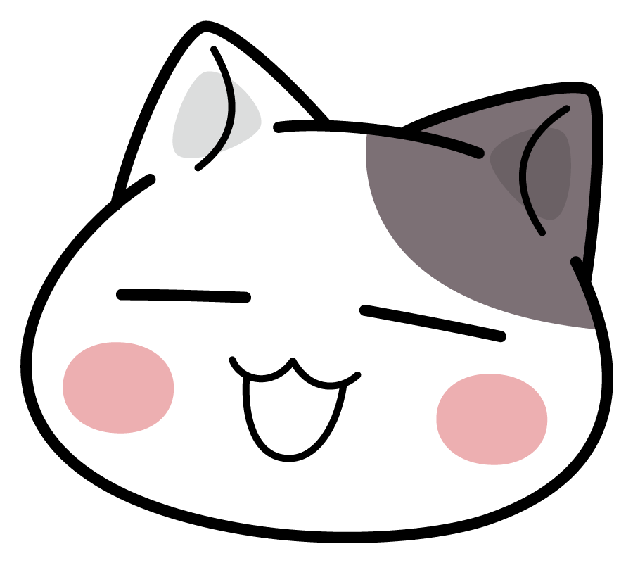 ぶち猫　猫　アイコン