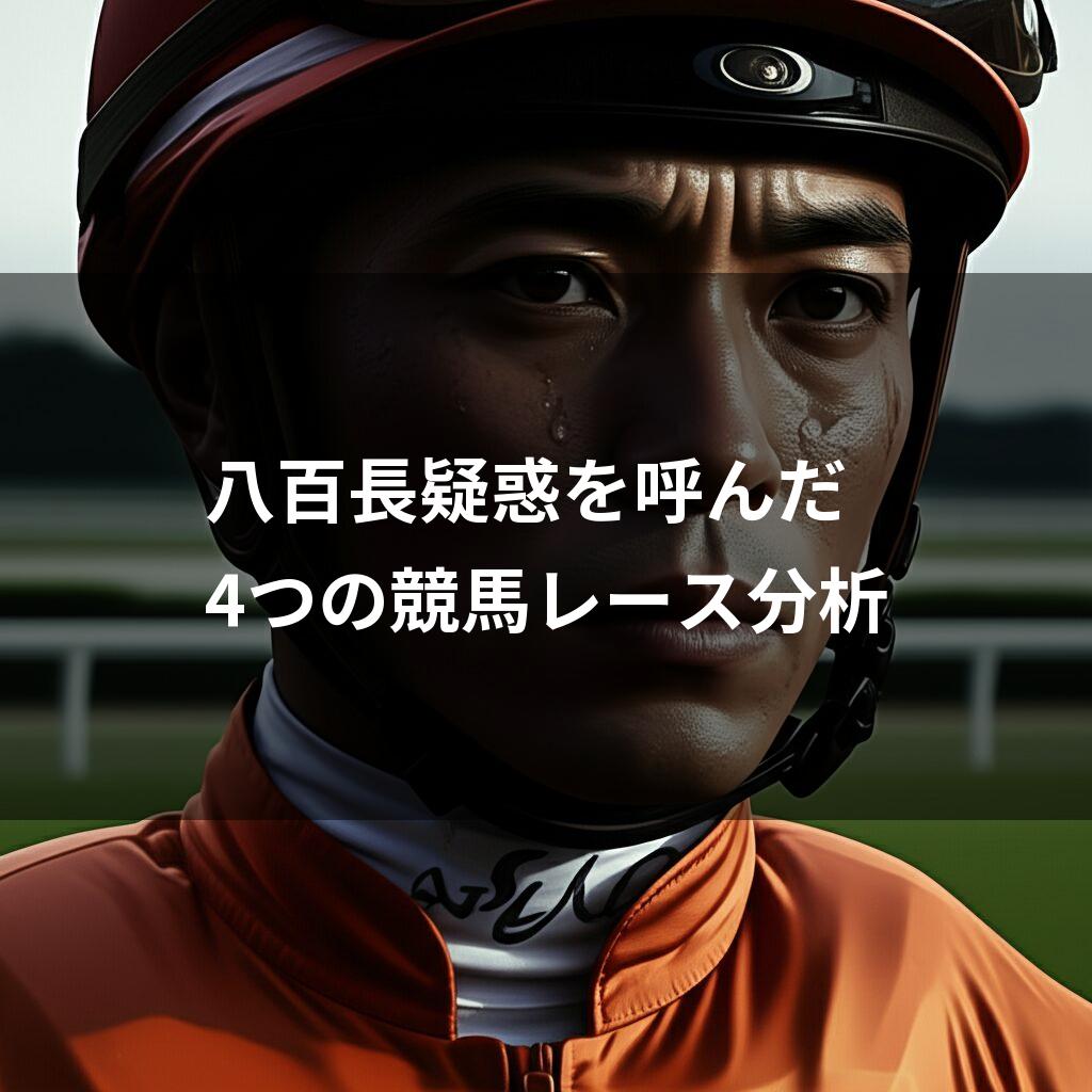 涙を流す競馬の騎手