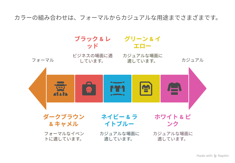 JOGGOカラー組み合わせ