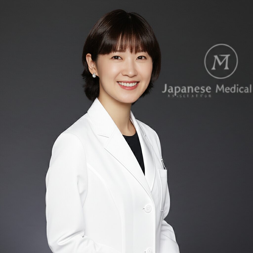 白衣を着た笑顔の女性医師